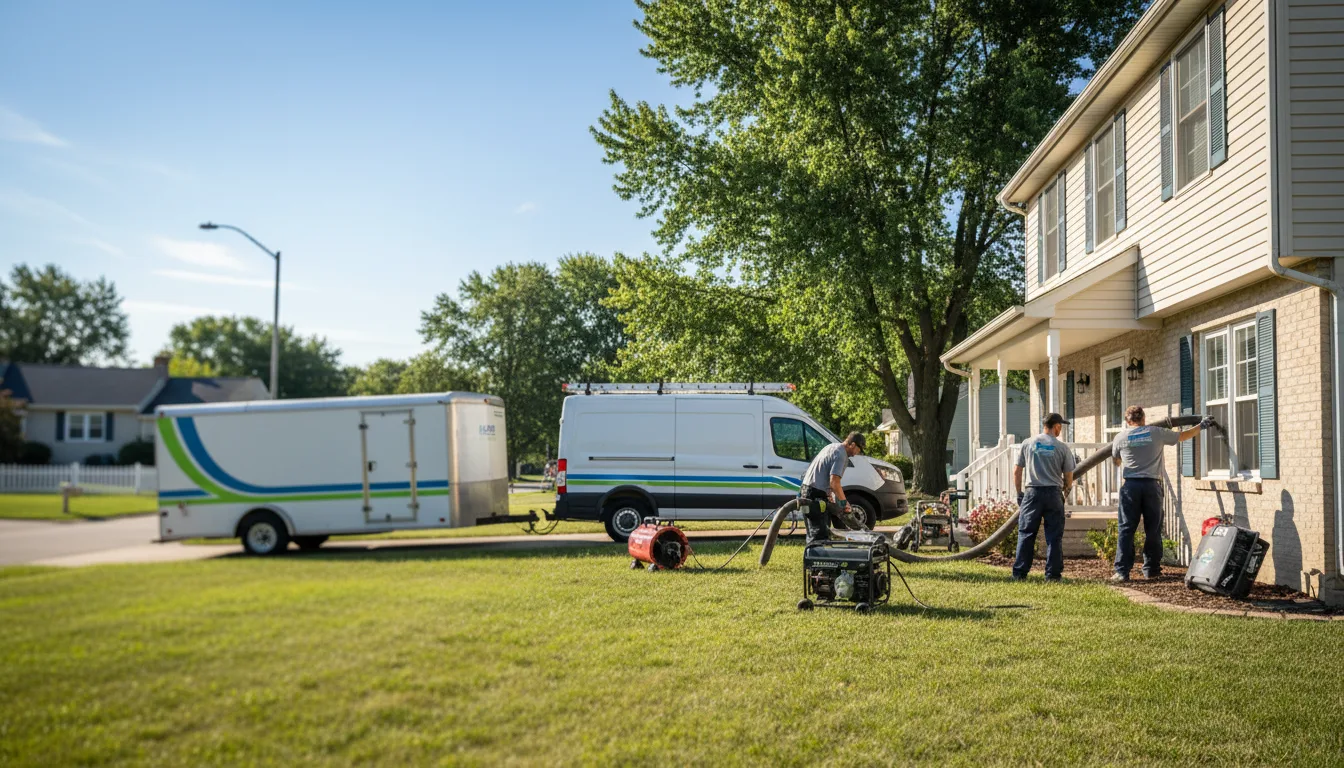 Flooded Basement Restoration And Cleanup With Repair in Lenexa, KS near me